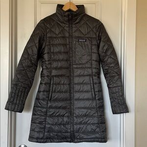 Patagonia Women's Grey Radalie Insulated Zipper Parka Jacket Size XS